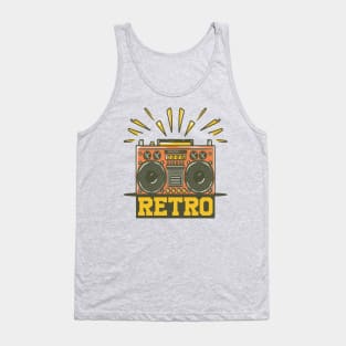 Retro Boombox Tank Top